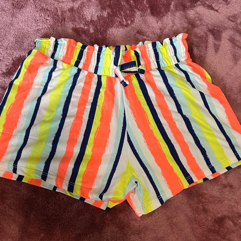 Vibrant Striped Kids Shorts